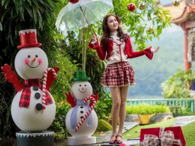 Bộ Mô Hình Lò Sưởi & Người Tuyết Trang Trí Noel