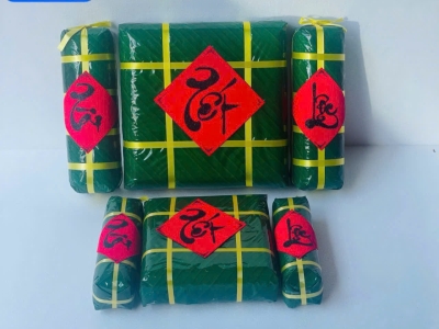 Bộ bánh chưng trang trí Tết