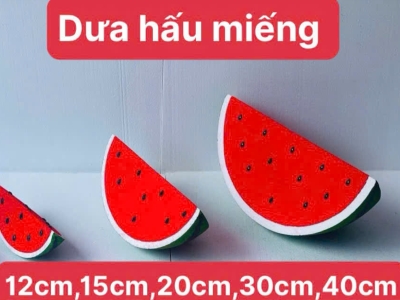 Dưa hấu miếng trang trí Tết 